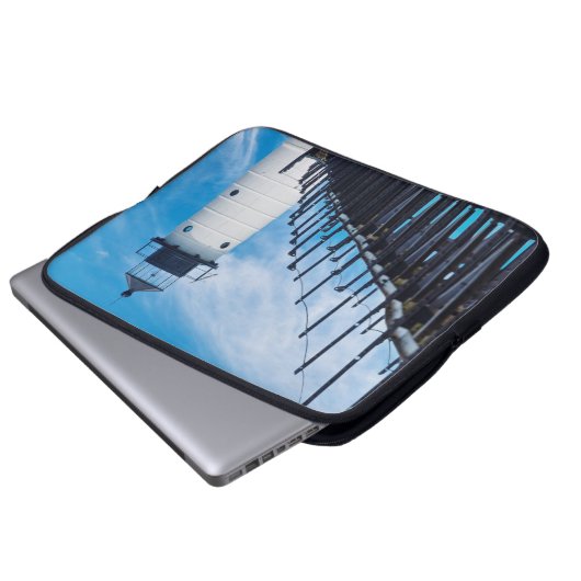 Along Manistee Laptopschutzhülle (Vorne Knopf)