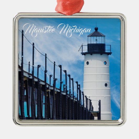 Along Manistee Ornament Aus Metall (Vorne)