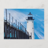 Along Manistee Postkarte (Vorderseite)