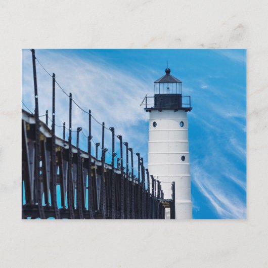 Along Manistee Postkarte (Vorderseite)