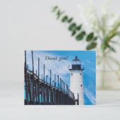 Along Manistee Vielen Dank Postcard Postkarte (Stehend Vorderseite)