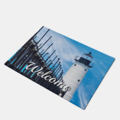 Along Manistee Welcome Doormat Fußmatte (Schrägansicht)