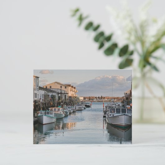 Along the Docks Postcard Postkarte (Stehend Vorderseite)