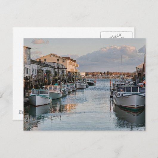 Along the Docks Postcard Postkarte (Vorne/Hinten)