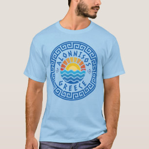Alonnisos Insel, Griechenland - Hellblau Herren T-Shirt