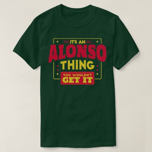Alonso T-Shirt (Design vorne)