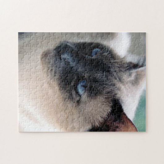 Aloof Siamese Cat Puzzle (Horizontal)