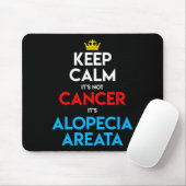 Alopecia Areata Awareness Haair Loss Kopf Behalt Mousepad (Mit Mouse)