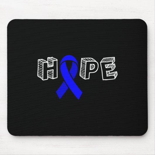 Alopecia Areata Awareness Hope Mousepad (Vorne)