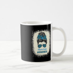 Alopecia Areata Bewusstsein Messy bun Haarausfall Kaffeetasse