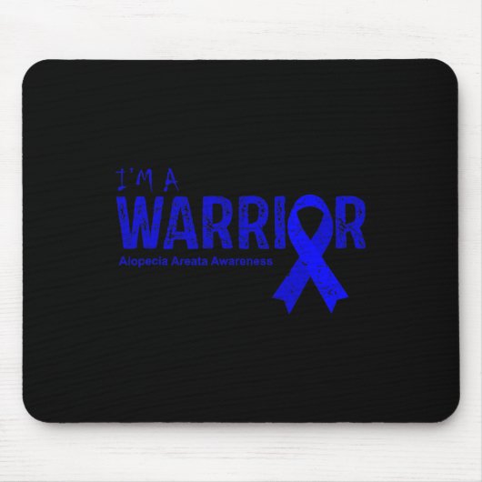 Alopecia Areata Bewusstseins-Krieger Mousepad (Vorne)