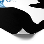 Alopecia Areata Geschenk - Haarausfall Aufmerksamk Poster (Ecke)