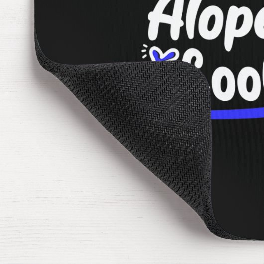 Alopecia Areata Geschenk - Haarausfall Bewusstsein Mousepad (Ecke)