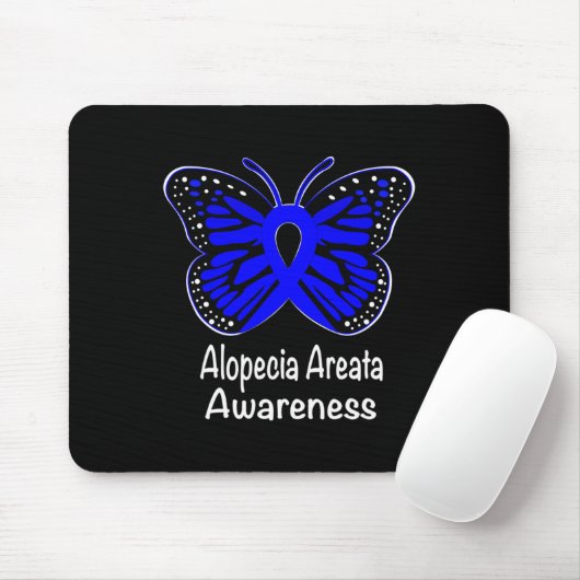 Alopecia Areata Sensibilisierungskampagne unterstü Mousepad (Mit Mouse)