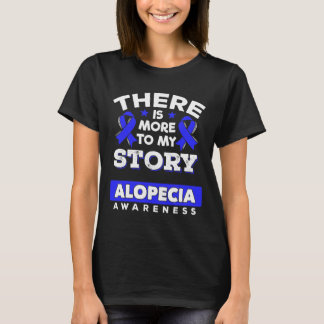 Alopecia Areata Survivor Blauer Bekanntheitsgrad T-Shirt