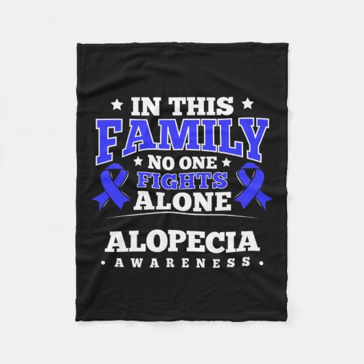 Alopecia Areata Survivor Fleecedecke (Vorderseite)