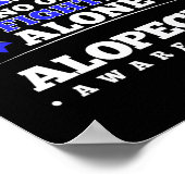 Alopecia Areata Survivor Poster (Ecke)