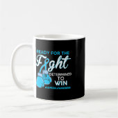 Alopecia Awareness Blue Butterfly Kaffeetasse (Links)