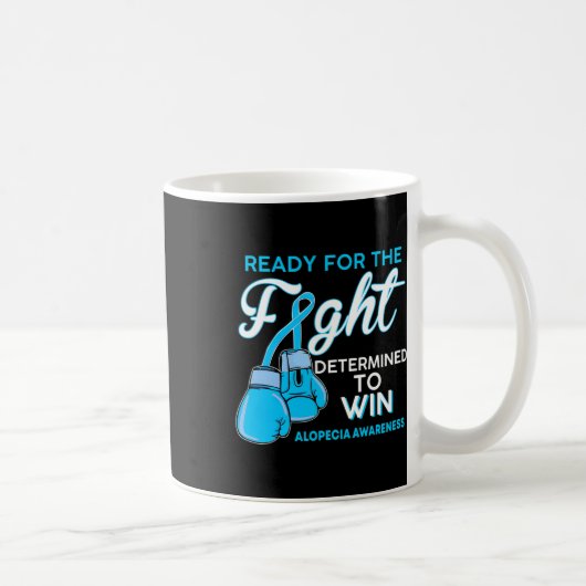 Alopecia Awareness Blue Butterfly Kaffeetasse (Rechts)