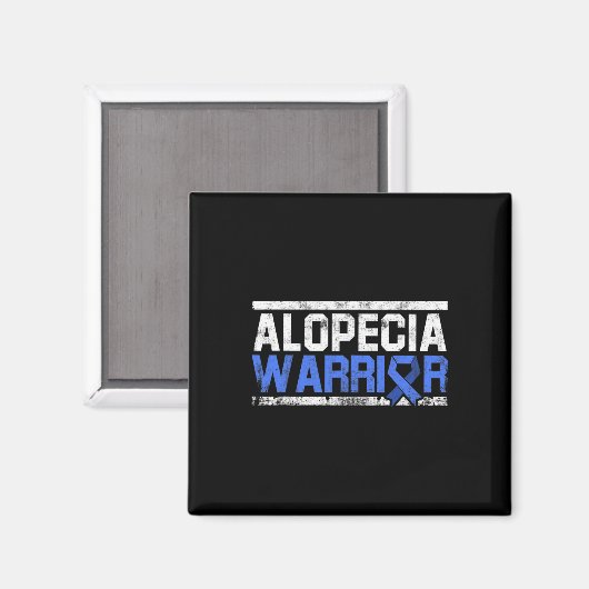 Alopecia Awareness Haair Loss Krieger Tool Flag Su Magnet (Vorderseite/Rückseite)