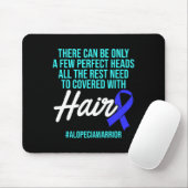 Alopecia Awareness Haarausfall Krieger Perfect Hea Mousepad (Mit Mouse)