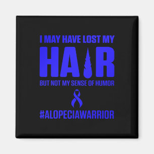 Alopecia Awareness Haarausfall Krieger Überlebende Magnet