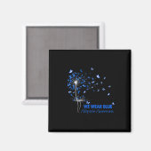 Alopecia Bewusstsein Glaube Hoffnung Liebe Dandeli Magnet (Vorderseite/Rückseite)