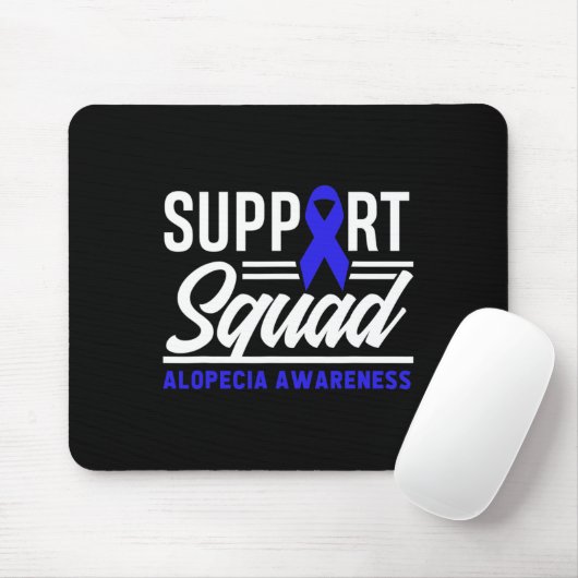 Alopecia Krieger Unterstützung Squad Alopezie Bewu Mousepad (Mit Mouse)