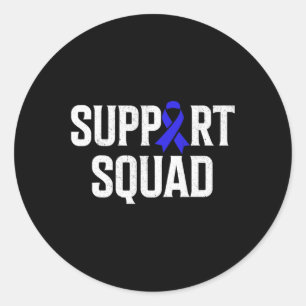Alopecia Krieger Unterstützung Squad Alopezie Bewu Runder Aufkleber