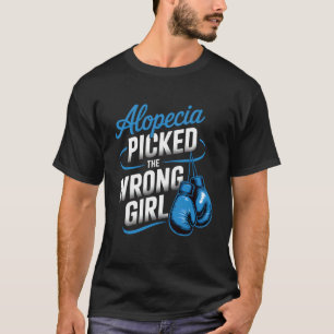 Alopecia-Kriegerin Starkes Mädchen Empowerment-Bew T-Shirt