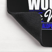 Alopecia Sensibilisierung für Haarausfall Krieger- Mousepad (Ecke)