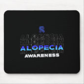 Alopecia Sensibilisierung Haarausfall Krieger Sieg Mousepad (Vorne)