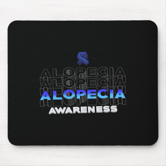 Alopecia Sensibilisierung Haarausfall Krieger Sieg Mousepad (Vorne)