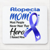 Alopecia Sensibilisierung Monat Band Geschenke Mousepad (Vorne)