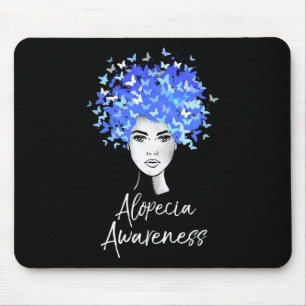 Alopecia Sensibilisierung Schmetterlinge Geschenk Mousepad