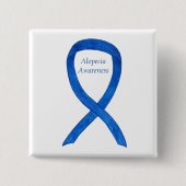 Alopecia Sensibilisierungskampagne Bon Custom Art Button (Vorderseite)