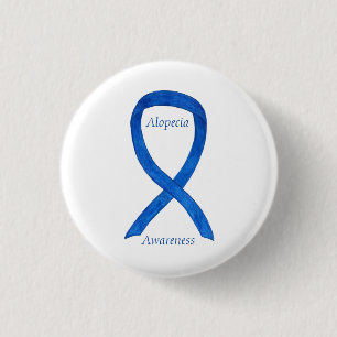 Alopecia Sensibilisierungskampagne Bon Custom Art Button