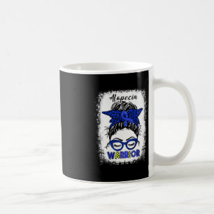 Alopecia Warrior Messy Bun Blue Ribbon Alopecia Aw Kaffeetasse