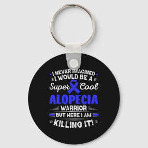 Alopezie Areata Cool Alopezie Krieger Alopezie Awa Schlüsselanhänger