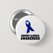 Alopezie-Bewusstsein Button (Vorne & Hinten)