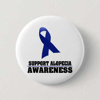 Alopezie-Bewusstsein Button
