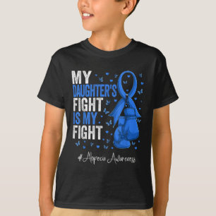 Alopezie-Bewusstsein der Blauen Ribbon-Tochter T-Shirt