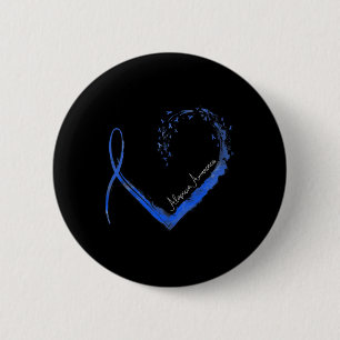 Alopezie Bewusstsein des Herzens 1 Button