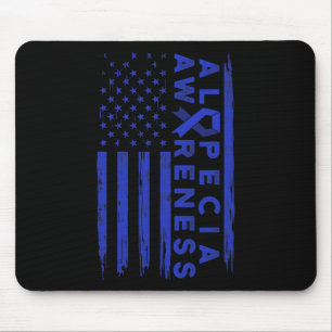 Alopezie Bewusstsein Haar Verlust Krieger andauern Mousepad