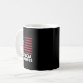 Alopezie Bewusstsein Haar Verlust Krieger Kopplung Kaffeetasse (Vorderseite Links)