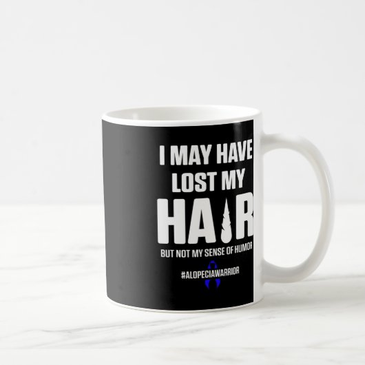 Alopezie Bewusstsein Haar Verlust Krieger Überlebe Kaffeetasse (Rechts)
