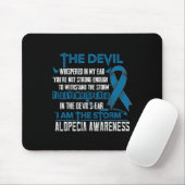 Alopezie Bewusstsein Ich bin der Sturmteufel Mousepad (Mit Mouse)