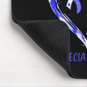 Alopezie Bewusstsein Ich bin Überlebender Herz Ban Mousepad (Ecke)