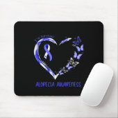 Alopezie Bewusstsein Ich bin Überlebender Herz Ban Mousepad (Mit Mouse)