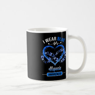 Alopezie Bewusstsein ich trage blaues Schmetterlin Kaffeetasse